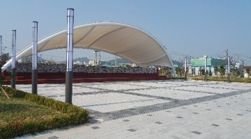 군산시 내항 해양 쉼터공간 조성… ‘포토벽’ 눈길 