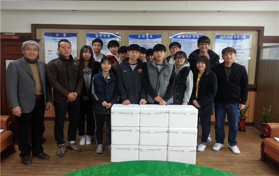 김화고등학교 사랑의 김장나누기 행사