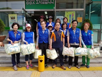 청주 복대2동 바르게살기위원회, 재활용품 모으기 캠페인