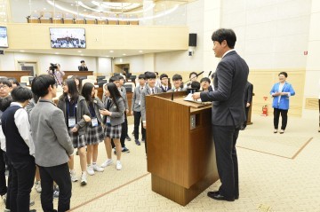 세종시의회, 2017년 제1기 청소년 모의 전자의회 개최