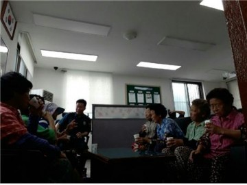 “남원경찰서 대산파출소, 공공근로 할머니 교통사고예방 안전교육” 주민 호평 