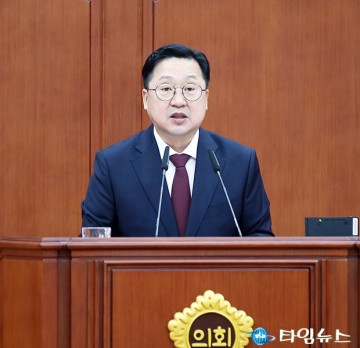 시정연설 하는 이장우 대전시장