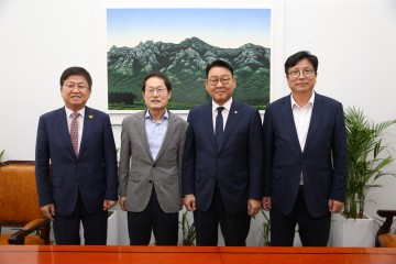 최교진 세종시교육감, 김교흥 국회행정안전위원장과 간담회 개최