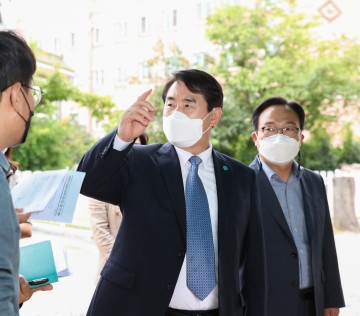 이정선 광주시교육감, 광주봉주초 모듈러교실 현장 방문