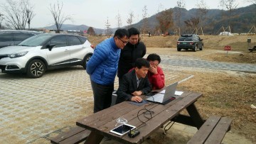 세종시, 지적재조사 드론 활용 ‘임시경계점표지 설치’