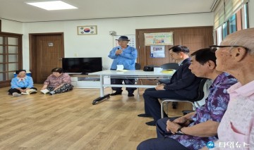 제천 봉양읍 미당1리경로당, 한자 강의로 어르신 인지능력 향상 도모