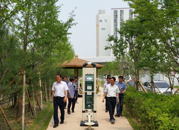 대전 동구, 경부고속철도변 정비사업 현장 합동점검