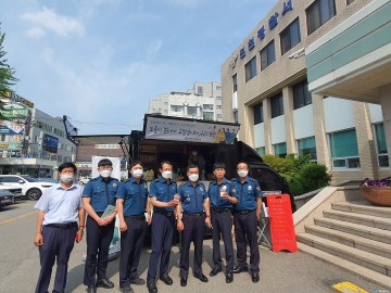 충북남부보훈지청, 제복근무자 응원 ‘보훈이 쏜다! 고맙습니다, 우리 영웅!’ 캠페인 전개