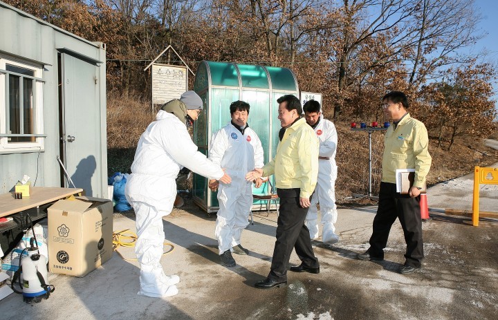 구제역 현장방문 
