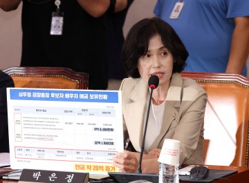 野 박은정 "명태균 운영 여론조사 업체, 4번 고발돼 벌금형"
