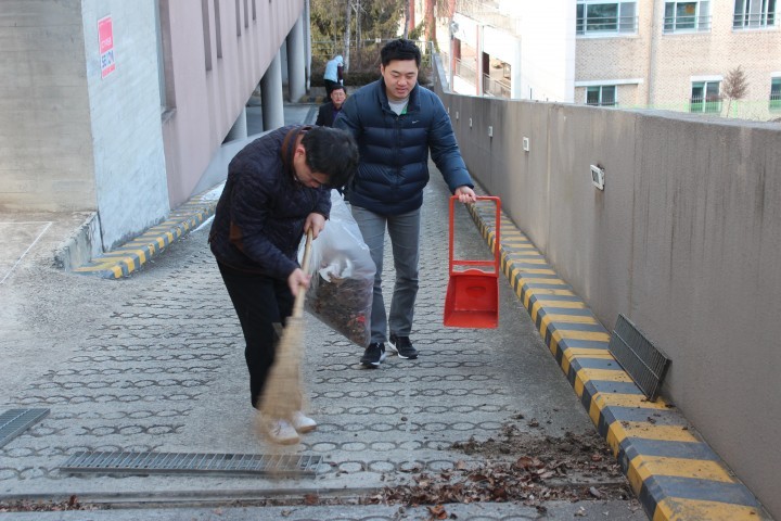 대전충남병무청 행복더하기 봉사단, ‘아침뜰’ 봉사활동