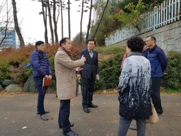 대전시의회 김동섭 의원, 자동차소음 해결을 위한 관계기관과 현장 점검