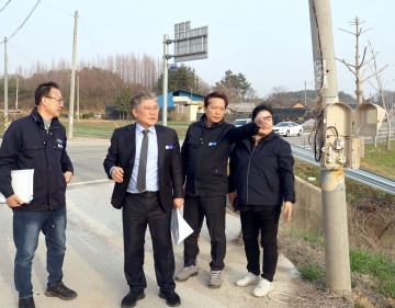 장세일 영광군수, 군민과의 대화 건의사항 현장 확인 