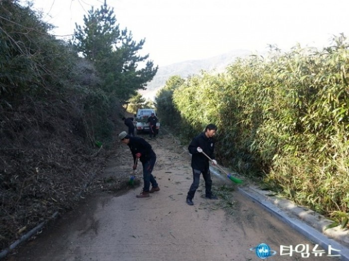 축산면, 설명절 귀성객 맞이는 환경정화가 먼저!