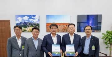 김산 무안군수, 국회 서삼석 예결위원장 방문 국비 확보 지원 적극 협력 요청