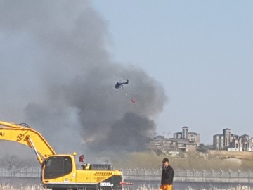 [속보] 오산비행장 부대 화재 진화중