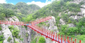 거창군, 등산로연결사업 특허공법․자재 선정