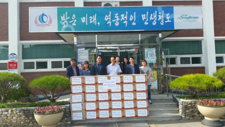 매전면 추석맞이 -‘사랑의 라면’전달 -