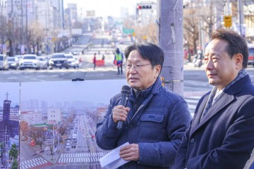광주시, 도시철도2호선 구간 순차적 임시포장해 개통