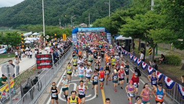  ‘산소카페 청송정원’에서  2022 청송사과 트레일런 열려
