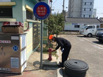 구례119안전센터, 원활한 급수지원을 위한 해빙기 소방용수시설 점검 실시