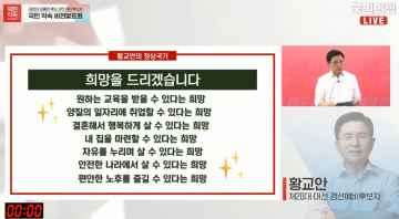 황교안, 중소기업 살리기 및  벤처 창업지원 비전 발표