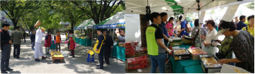 부산시 농축산물직거래 목요장터 개장 6주년 특판전 시중가 10~15% 할인