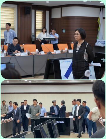 [속보]'해상풍력 반대 어민 5명 고발 교사(敎唆) 기획했나' 묻자 가세로 '태안경찰서 단독' 핑계..