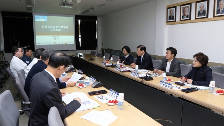 충남도의회 문복위, 닥터헬기 운영현장 찾아 공급 체계 점검