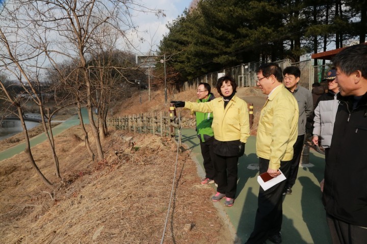 신계용 과천시장, 주민이 함께하는 해빙기 취약지역 현장 점검