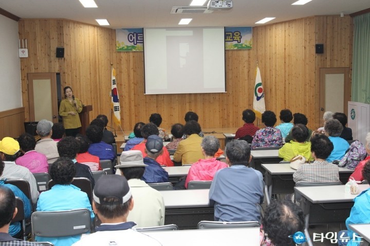 예천군, 「어르신 생명사랑 자살예방교육」실시