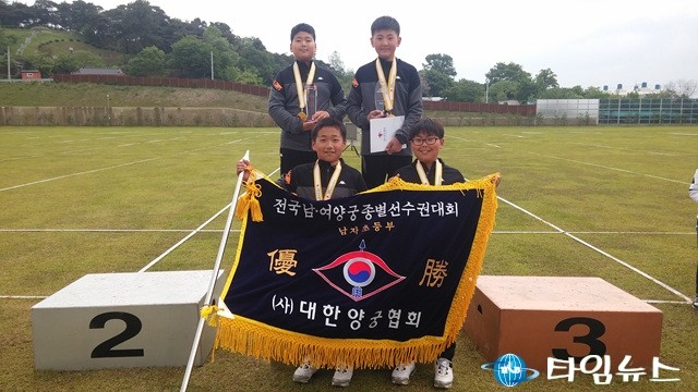 예천초 양궁부! 전국대회 금5, 은1 획득 쾌거