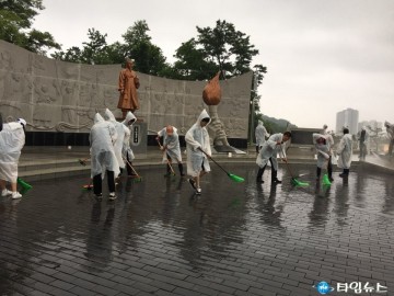 특수임무유공자회 충청북도지부 3⦁1공원 정화활동 실시!