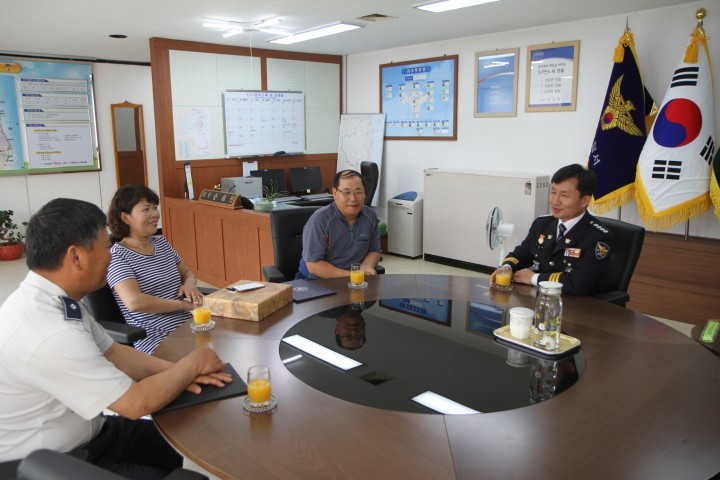 울진서, 소중한 생명구한 민간인 감사의 뜻 전해