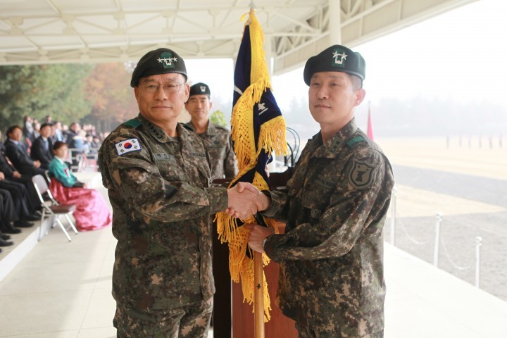 육군, 제32사단장 이·취임식
