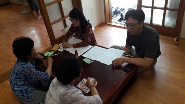  봉화군 상운면 우박 피해 농민 외상 후 스트레스 긴급진단 
