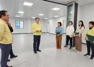 담양군, 원도심 활성화 공사 현장 점검