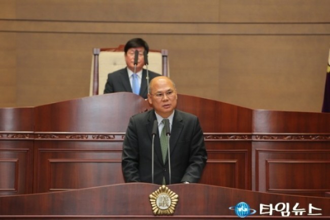 천안시의회 안상국 부의장  "수도권 규제완화 정책 중단하라"  5분 발언 