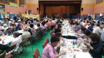 강내면 월명사, 어르신께 사랑의 효 식사 대접