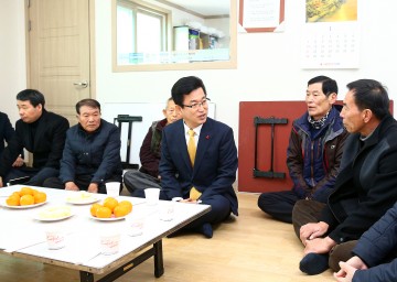 허태정 유성구청장, 대전교도소 이전 예정지 주민의견 청취