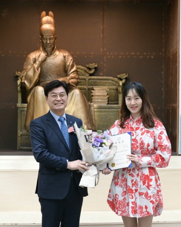 엄지인 아나운서, 한글사랑도시 세종 홍보 앞장
