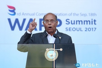 [HWPL] 몬세프 마르주키 전 튀니지 대통령, 종교로 전쟁 아닌 하나로!