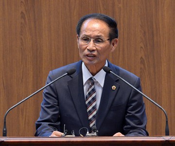 충남도의회 조길행 의원, 도정공백에 따른 도와 의회 간 협치 주문