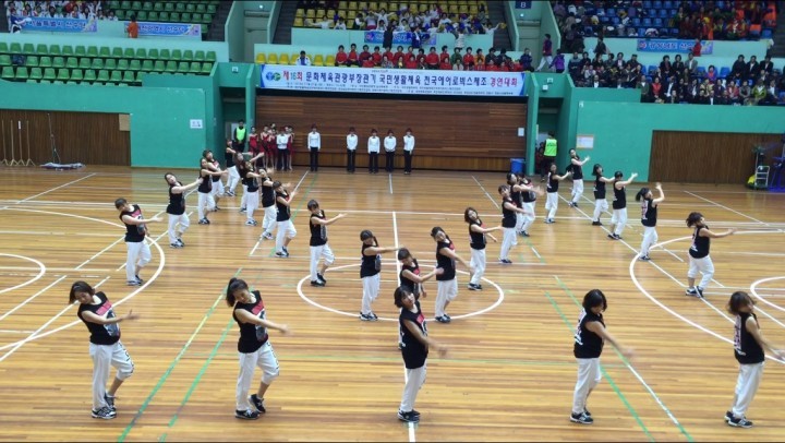 사천시 생활체조회 전국대회 1위 입상