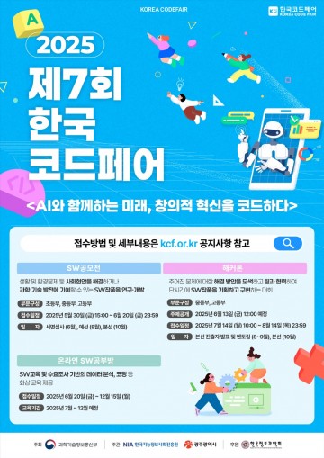광주시，김대중컨벤션센터서 ‘한국코드페어’ 본선 개최  