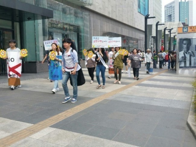 천안시 동남보건소 세계금연의 날 맞아 금연캠페인