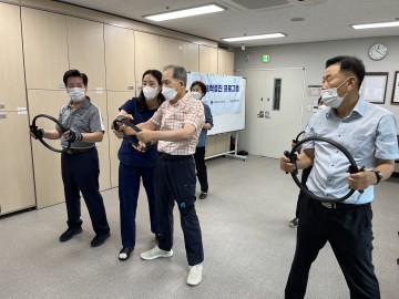 광주서구노인종합복지관, VR체력증진 운동 프로그램 진행