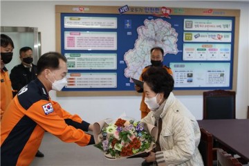 김천소방서, 인명구조 유공자에 소방서장 표창 수여
