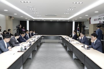 최민호 세종시장, 국회의원들과 행정수도 완성 예산 논의
