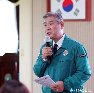 인사말 하는 조규식 서구의회 의장